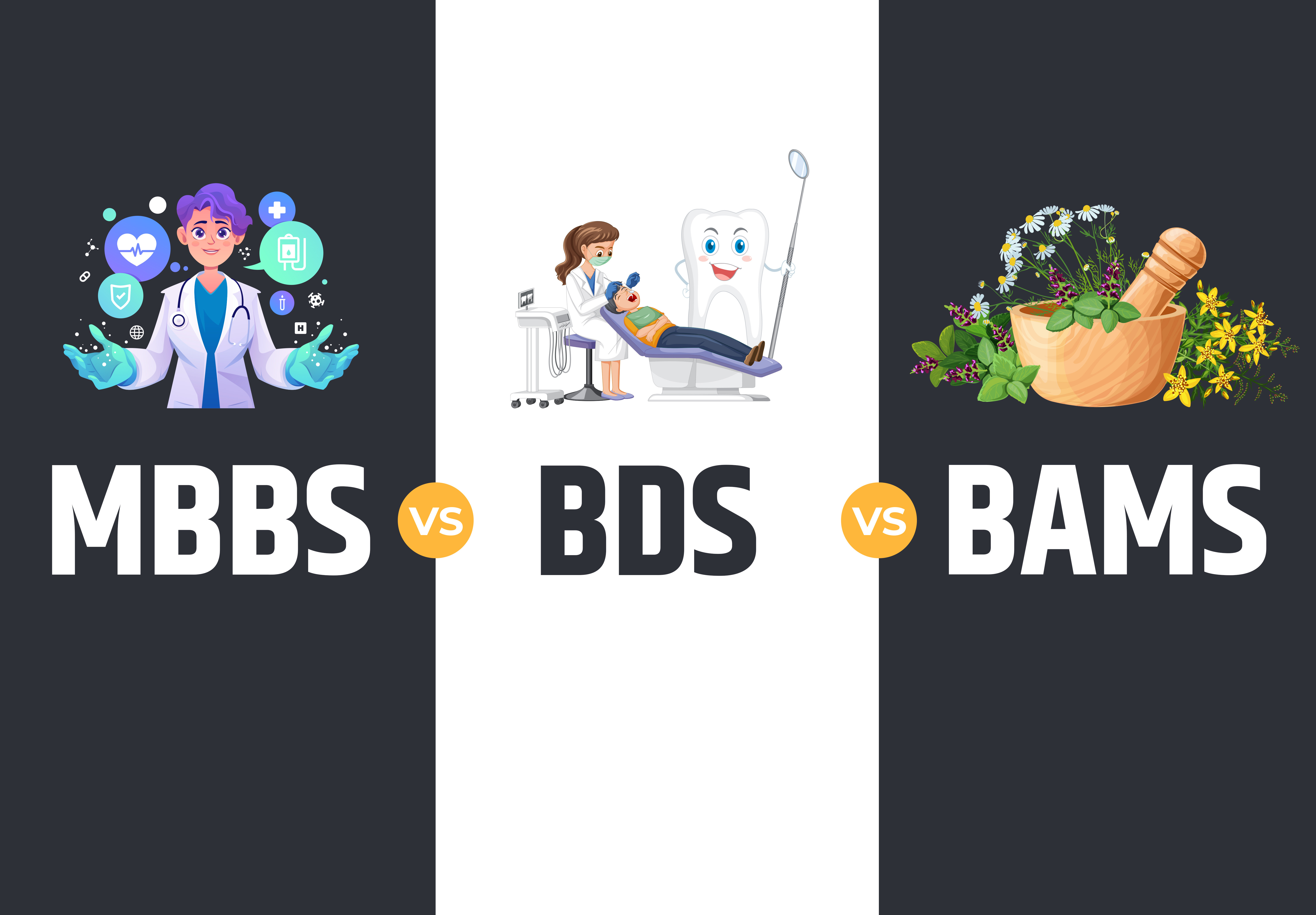 MBBS Vs BDS Vs BAMS2